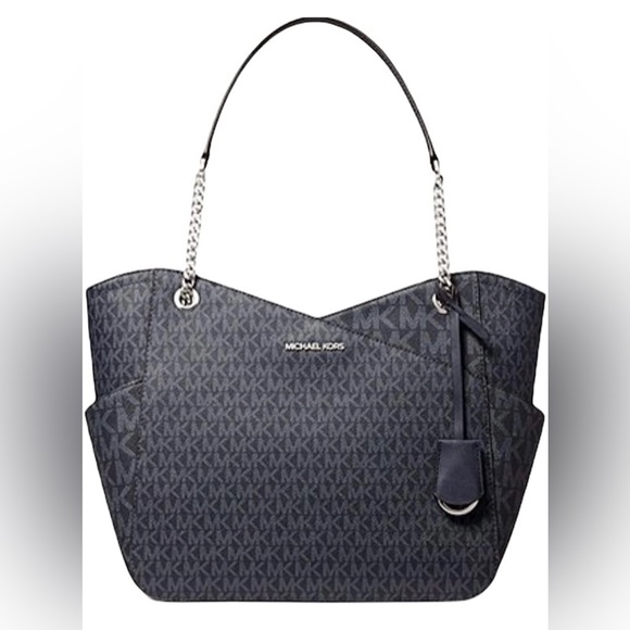 🖤New🖤Michael Kors Jet Set Large Logo Shoulder Bag - Picture 2 of 4